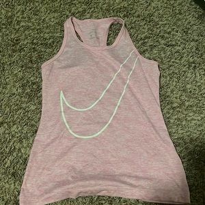 Nike running tank top size medium
